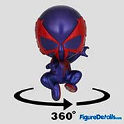 Spiderman 2099 Black Suit Cosbaby cosb623 - Marvel Spiderman Game - Hot Toys