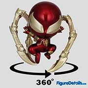 Iron Spider Armor Suit Spiderman Cosbaby cosb624 - Marvel Spiderman Game - Hot Toys