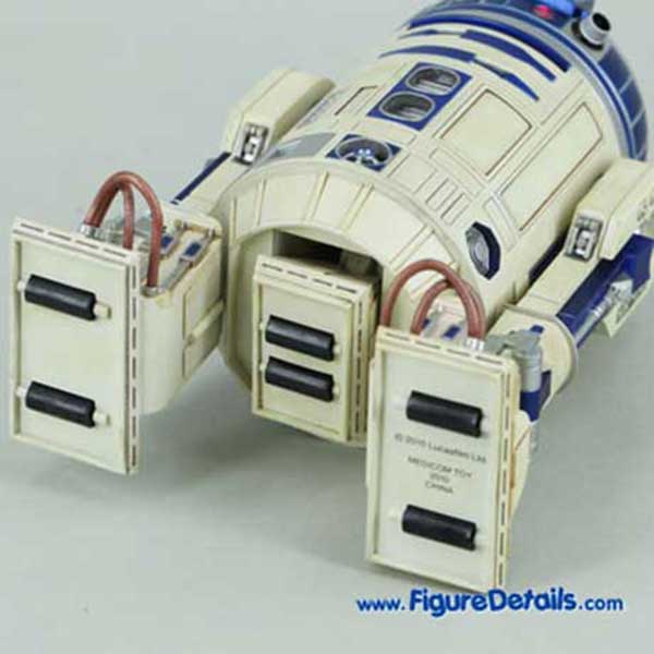 Medicom Toy RAH Star Wars R2D2 Action Figure LED Light Up function Review 3