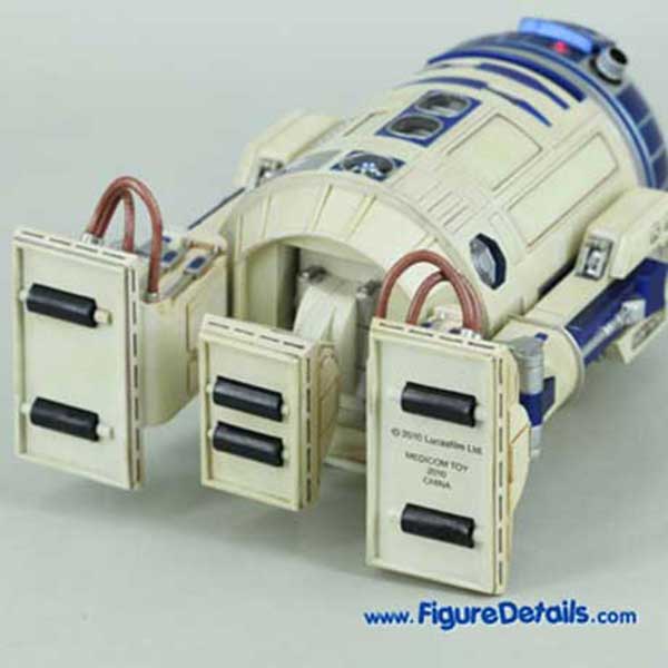 Medicom Toy RAH Star Wars R2D2 Action Figure LED Light Up function Review 4