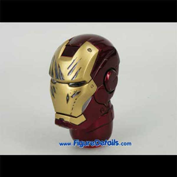 Hot Toys Iron Man Mark 3 Battle Damaged Version mms110 - Helmet and Head Sculpt Review 7