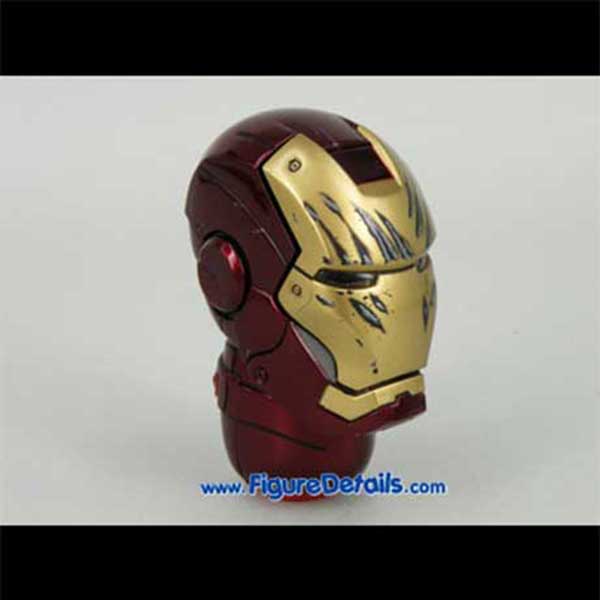 Hot Toys Iron Man Mark 3 Battle Damaged Version mms110 - Helmet and Head Sculpt Review 9