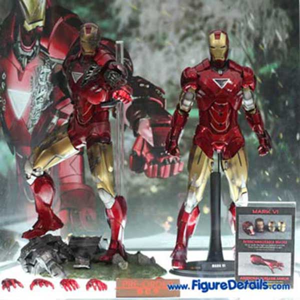Hot Toys Iron Man Mark VI Action Figure Iron Man 2 MMS132