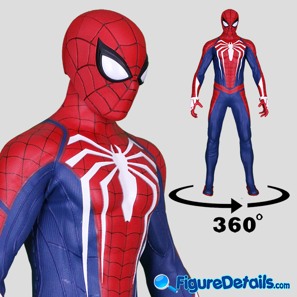 Hot Toys Spiderman Advanced Suit Review in 360 Degree - Video Game: Spiderman - vgm31