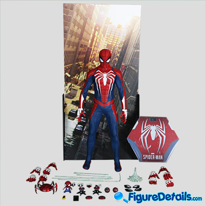 Hot Toys Spiderman Advanced Suit Review in 360 Degree - Video Game: Spiderman - vgm31 2