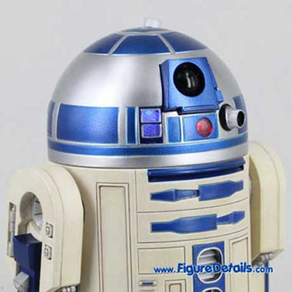 Medicom Toy RAH Star Wars R2D2 Action Figure LED Light Up function Review 6