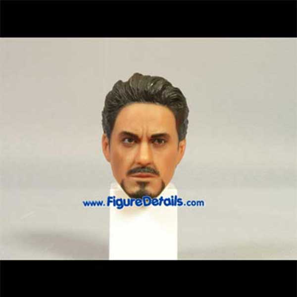 Helmet and Tony Stark Head Sculpt - Hot Toys Iron Man Mark 3 III - Iron Man - mms75