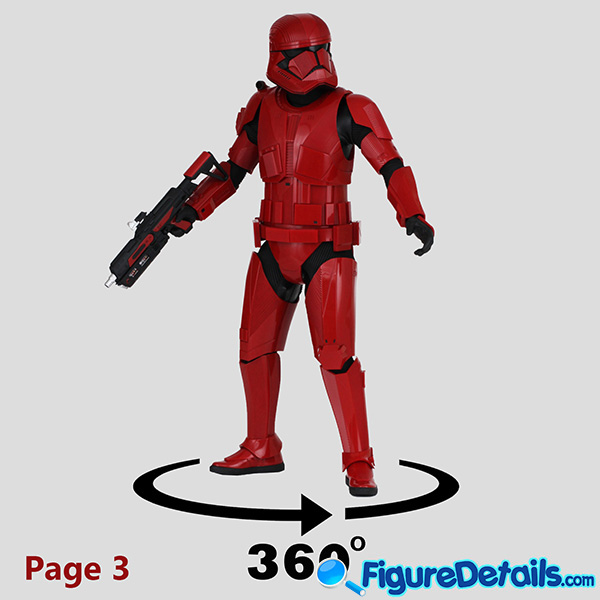 Hot Toys Sith Trooper with Long Blaster Review mms544 in 360 Degree - Star Wars: The Rise of Skywalker 1