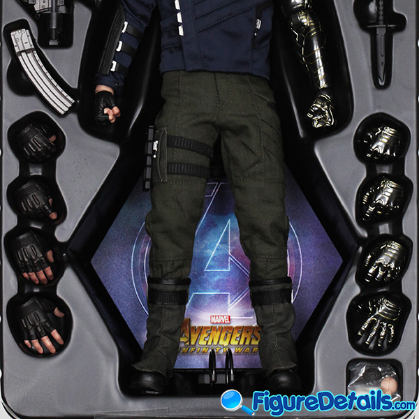 Hot Toys Winter Soldier Bucky Barnes Head Sculpt Review in 360 Degree - Avengers Infinity War - Sebastian Stan - mms509 9
