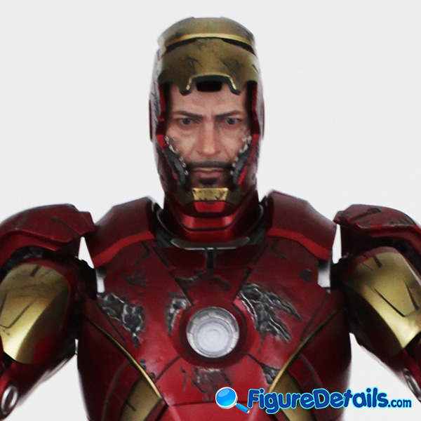 Hot Toys Iron Man Mark 7 VII Tony Stark Head Sculpt Review in 360 Degree - The Avengers - mms500 5