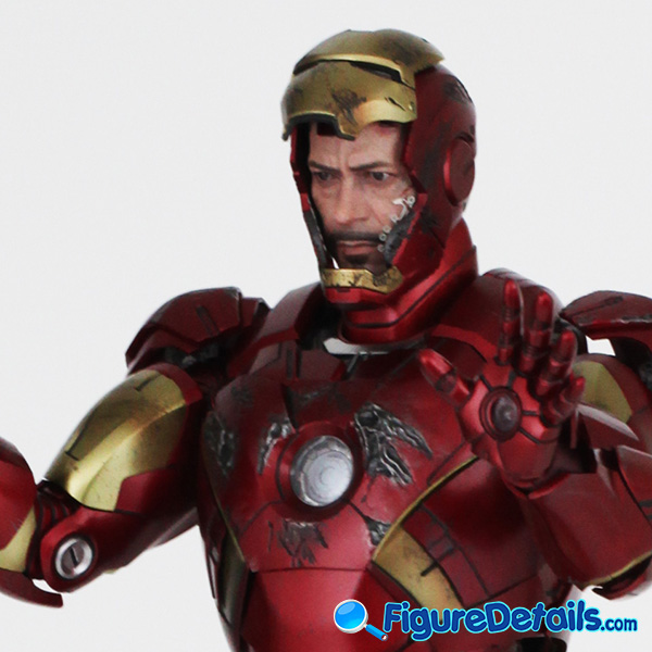 Hot Toys Iron Man Mark 7 VII Tony Stark Head Sculpt Review in 360 Degree - The Avengers - mms500 6