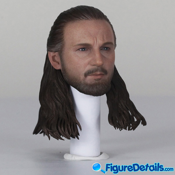 Hot Toys Qui-Gon Jinn Head Sculpt Review in 360 Degree - Star Wars Episode I - Liam Neeson - mms525 3