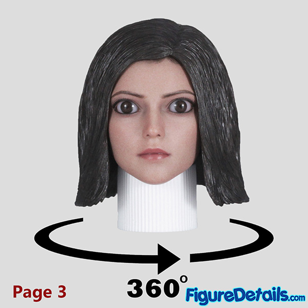 Hot Toys Alita Head Sculpt Review in 360 Degree - Alita Battle Angel - mms520