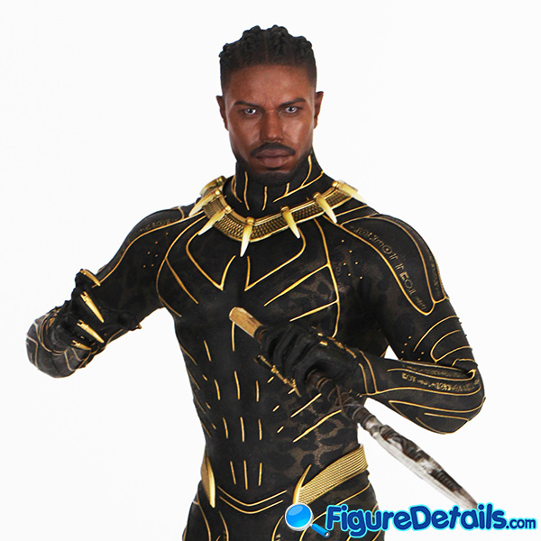 Hot Toys Erik Killmonger Michael B. Jordan Head Sculpt Review mms471 in 360 Degree - Black Panther 4