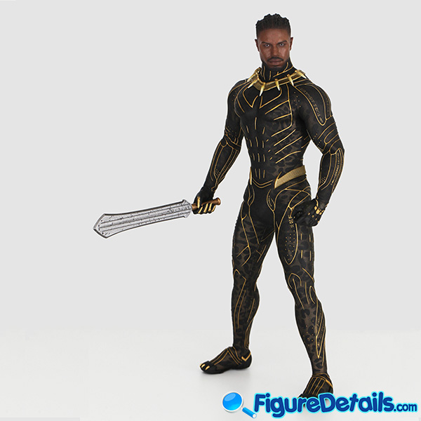 Hot Toys Erik Killmonger Michael B. Jordan Head Sculpt Review mms471 in 360 Degree - Black Panther 7