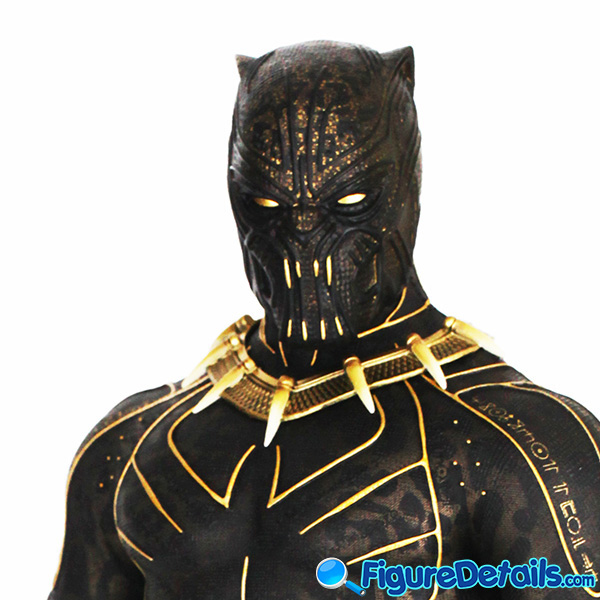 Hot Toys Erik Killmonger Masked Head Sculpt Review mms471 in 360 Degree - Black Panther