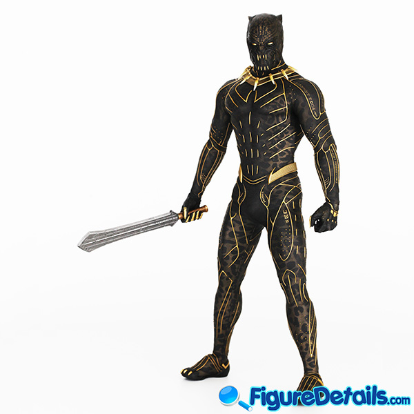Hot Toys Erik Killmonger Masked Head Sculpt Review mms471 in 360 Degree - Black Panther 7