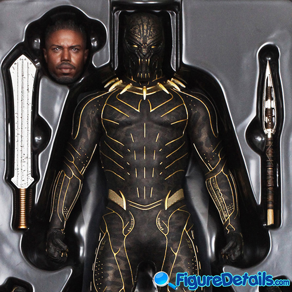 Hot Toys Erik Killmonger Box Art Review mms471 in 360 Degree - Black Panther 7
