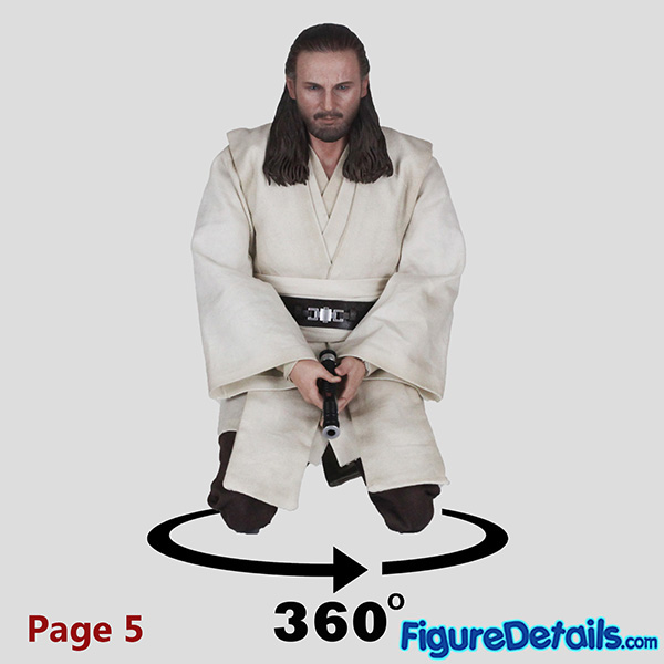 Hot Toys Qui-Gon Jinn Review in 360 Degree - Star Wars Episode I - Liam Neeson - mms525 13