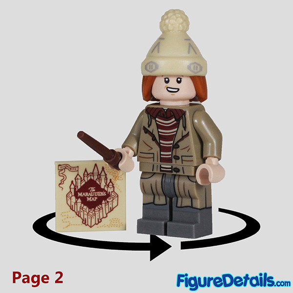 Lego George Weasley Minifigure with 2nd face Review in 360 Degree - Lego Harry Potter Series 2 - 71028