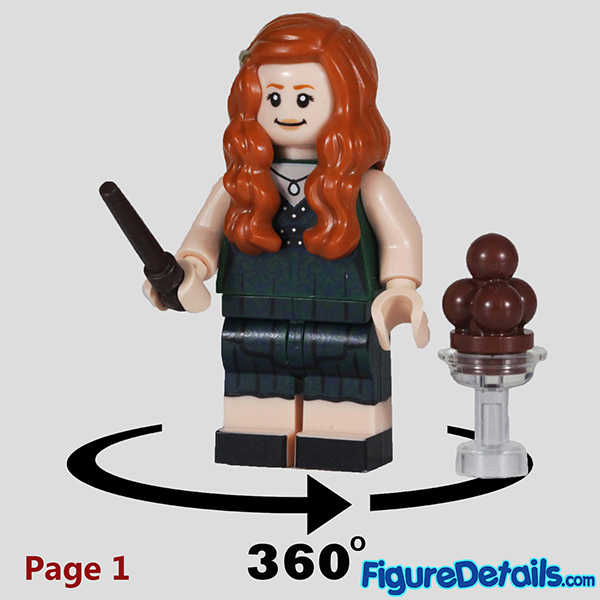 Lego Ginny Weasley Minifigure 2nd face Review in 360 Degree - Lego Harry Potter Series 2 - 71028 7