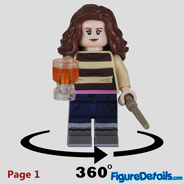 Lego Hermione Granger Minifigure with 2nd face Review in 360 Degree - Lego Harry Potter Series 2 - 71028 7