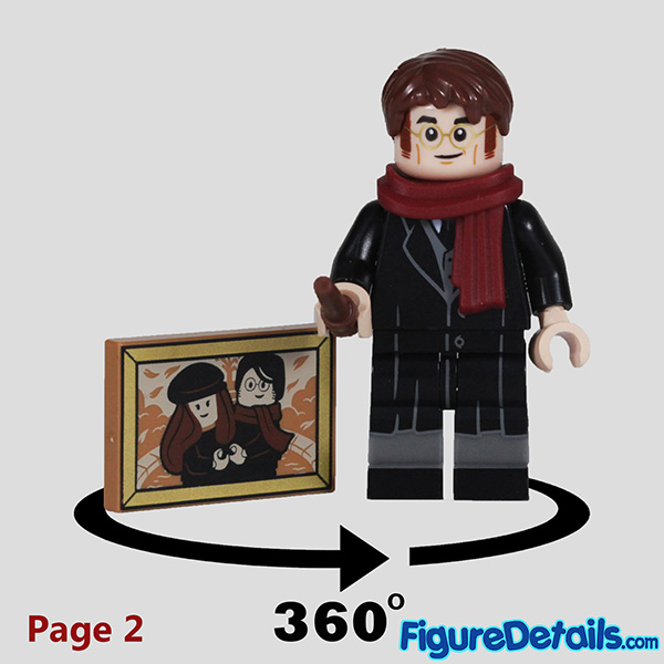 Lego James Potter Minifigure Review 2nd face in 360 Degree - Lego Harry Potter Series 2 - 71028