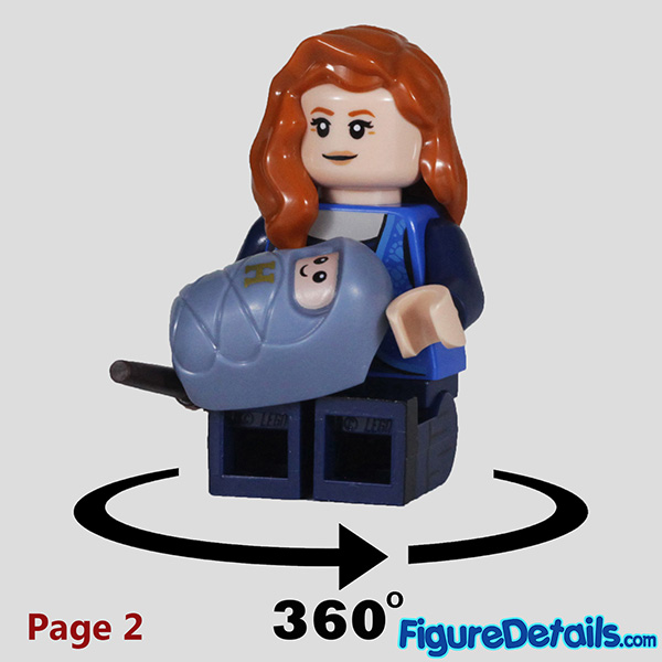 Lego Lily Potter Minifigure 2nd face Review in 360 Degree - Lego Harry Potter Series 2 - 71028