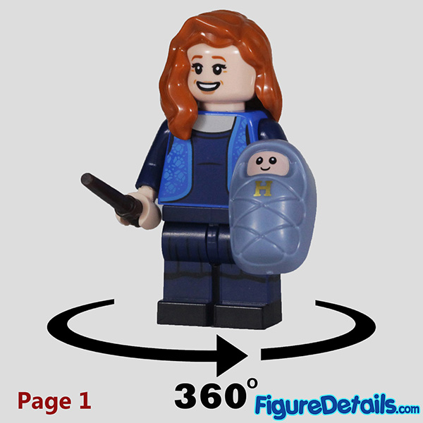 Lego Lily Potter Minifigure 2nd face Review in 360 Degree - Lego Harry Potter Series 2 - 71028 7