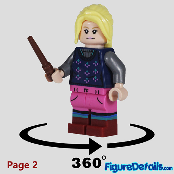 Lego Luna Lovegood Minifigure Review in 360 Degree - Lego Collectible Minifigures Harry Potter Series 2 - 71028