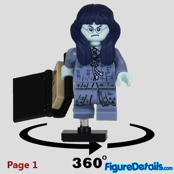 Lego Moaning Myrtle Minifigure Review in 360 Degree - Lego Harry Potter Series 2 - 71028
