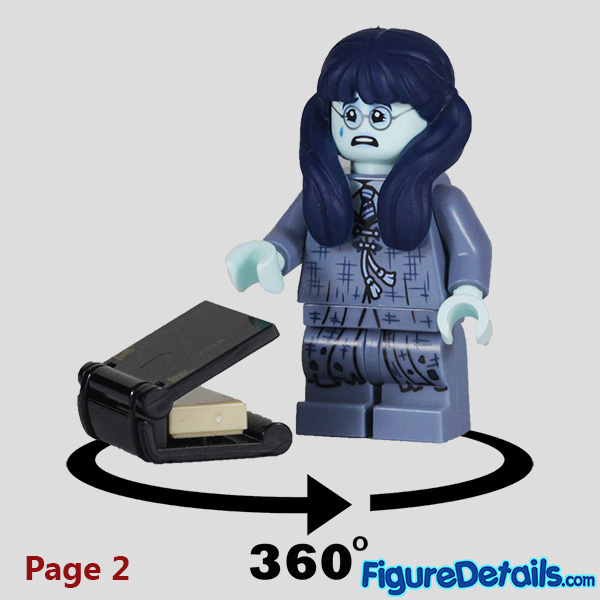 Lego Moaning Myrtle Minifigure Review in 360 Degree - Lego Harry Potter Series 2 - 71028 7