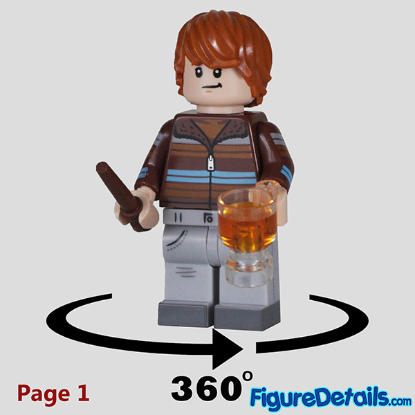 Lego Ron Weasley Minifigure Review in 360 Degree - Lego Harry Potter Series 2 - 71028