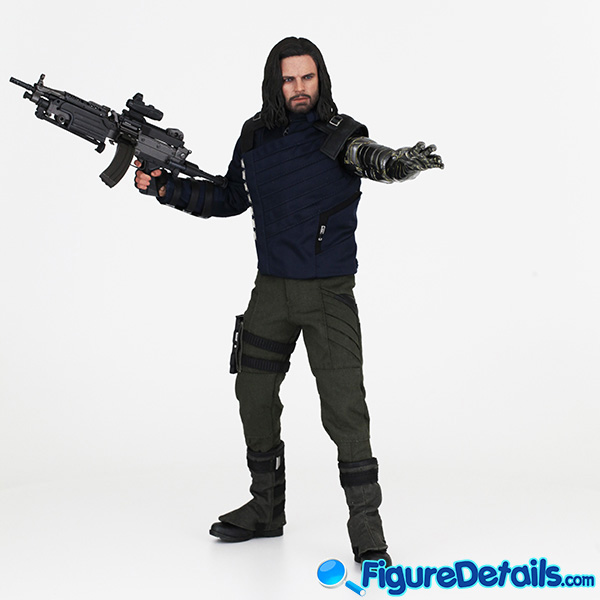 Hot Toys Winter Soldier Bucky Barnes with Machine Gun Review in 360 Degree - Avengers Infinity War - Sebastian Stan - mms509 2