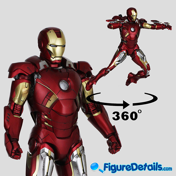 Hot Toys Iron Man Mark 7 VII Missile Launching Armor Fight Style Review in 360 Degree - The Avengers - mms500