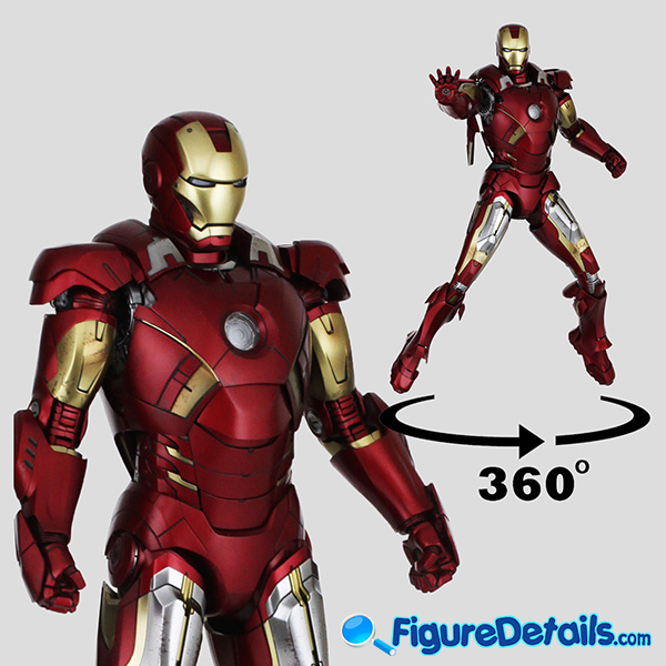 Hot Toys Iron Man Mark 7 VII Normal Armor Fight Style Review in 360 Degree - The Avengers - mms500 1
